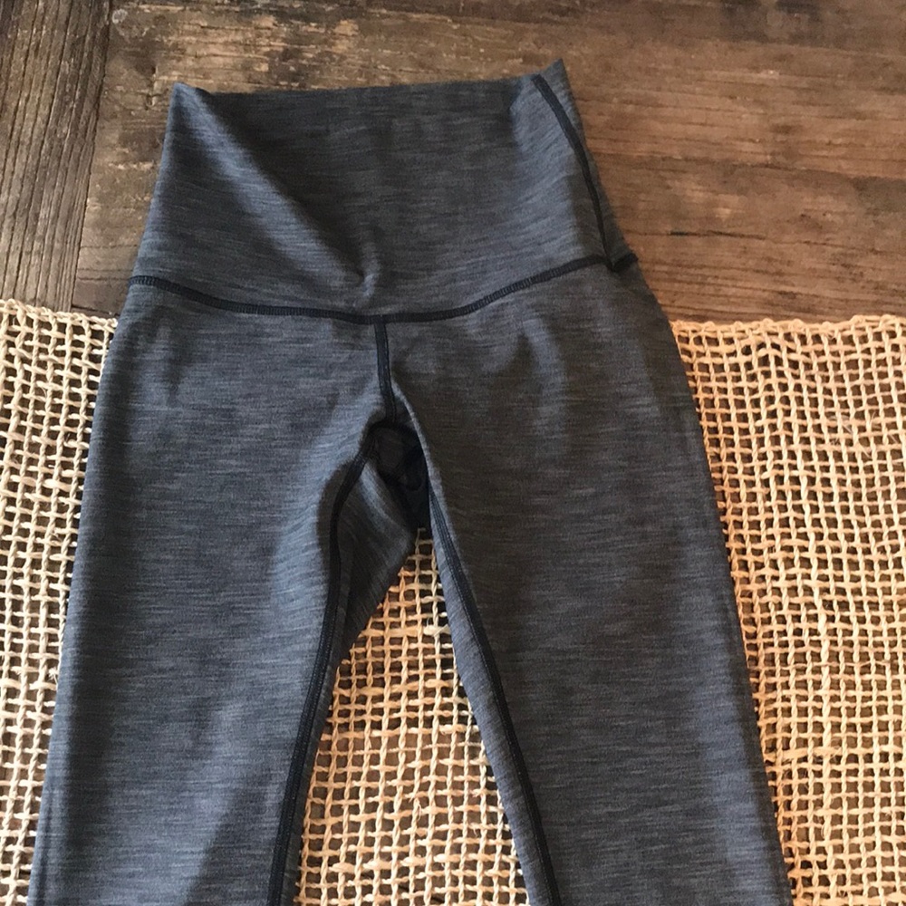 Lululemon wunder under high rise crop leggings